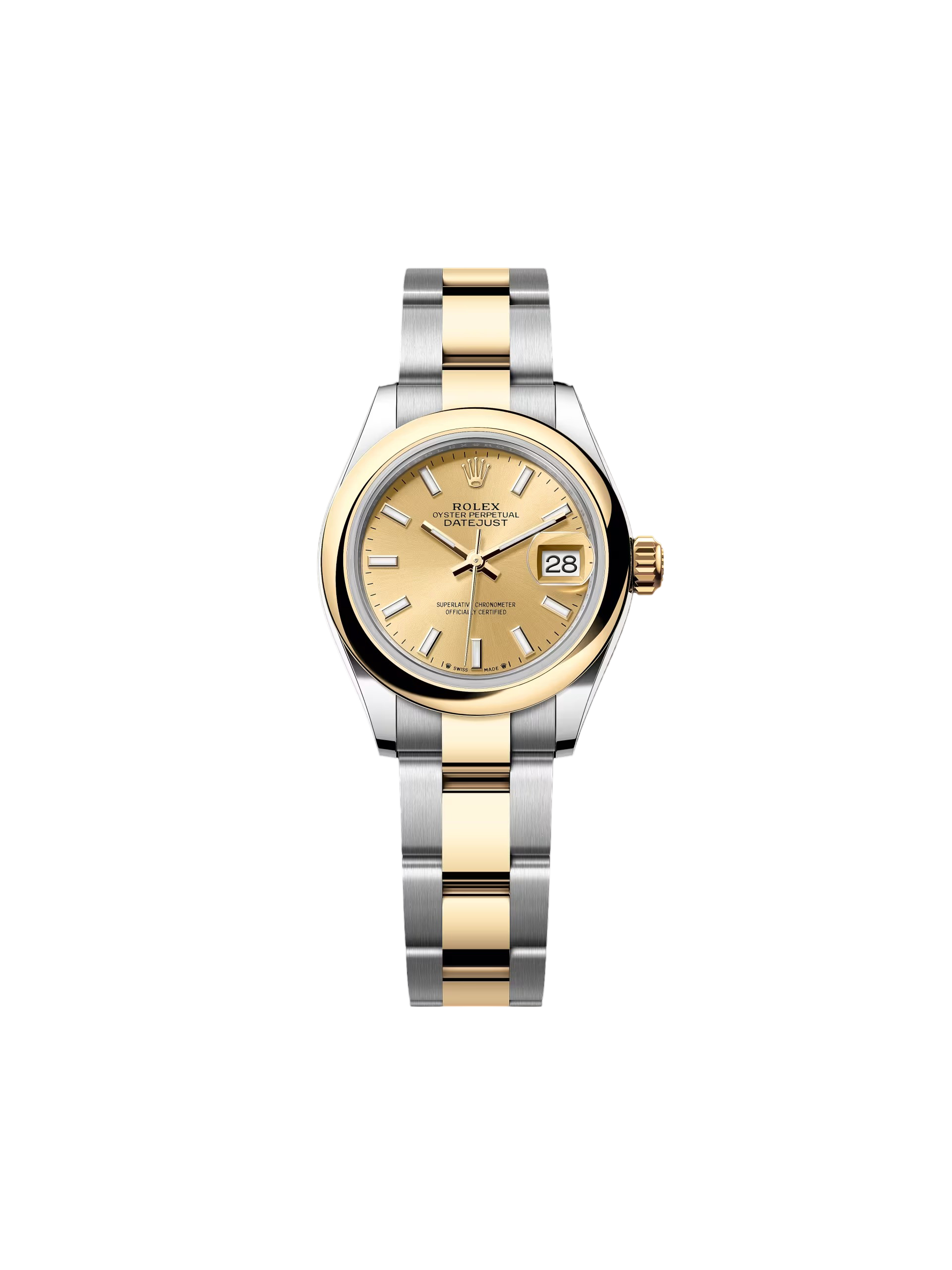 RLX Lady-Datejust 31mm  279163 Champagne Dial Oyster Bracelet