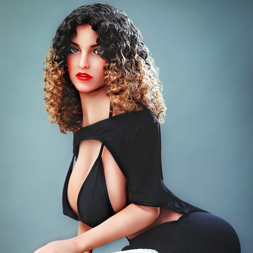 US Stock - Emma 4.99ft/ 152cm 140 Head TPE Shemale Lesbian Sex Doll+Dildo