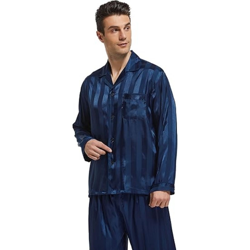 Classic Satin Pajama Set for Men