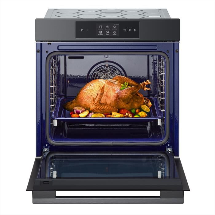 LG - Forno incasso elettrico INSTAVIEW WSED7665B A++-Black Steel