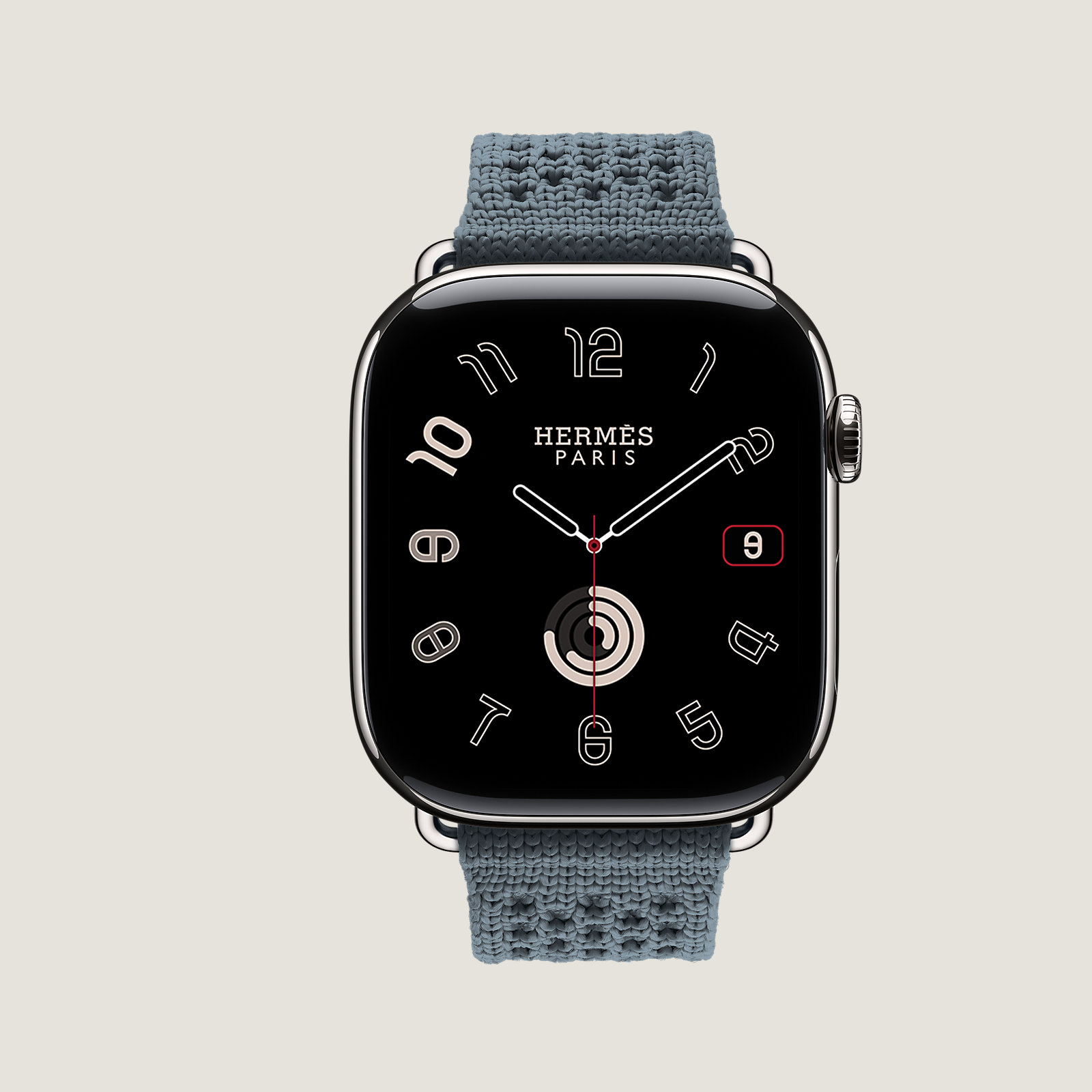 Series 11 case & Band Apple Watch Hermès Single Tour 46 mm Neo Tricot