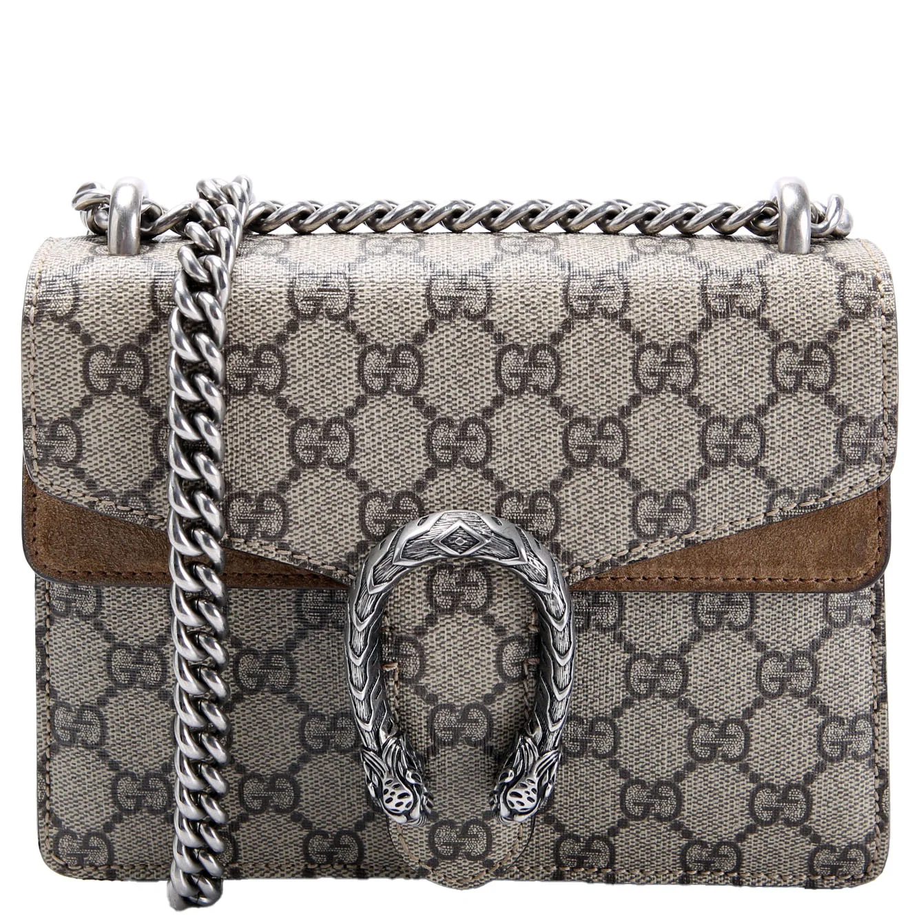GUCCI 421970 Dionysus GG Shoulder Mini Brown