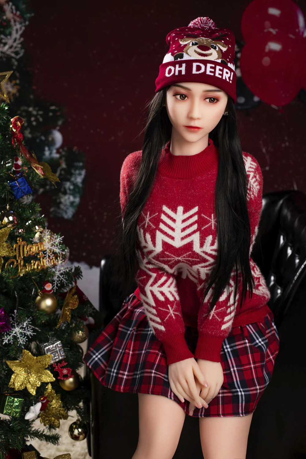 EU Stock - Cornelia 5ft34/ 163cm #204 Head TPE Real-life Christmas Young Girl Sex Doll