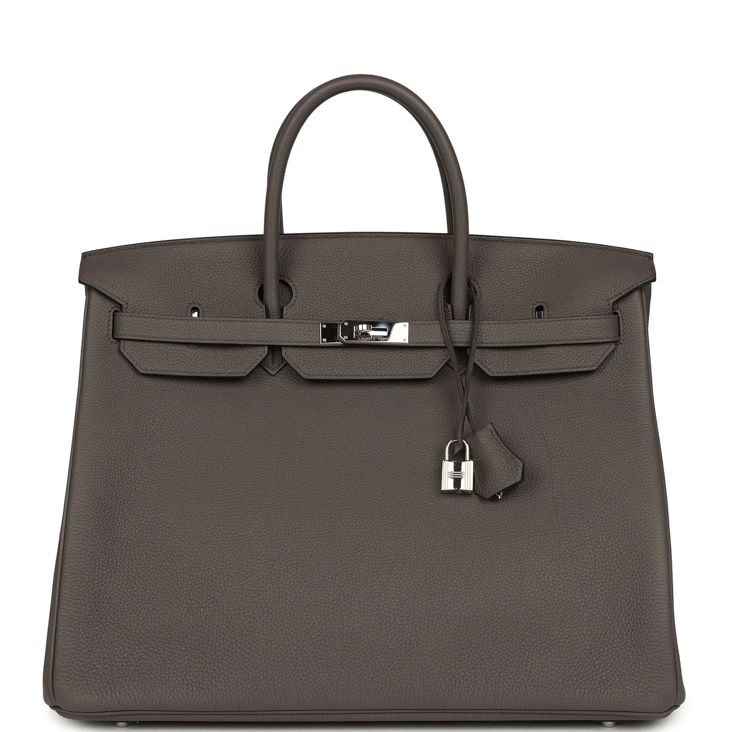 Hermes Birkin 40 Etain Togo Palladium Hardware