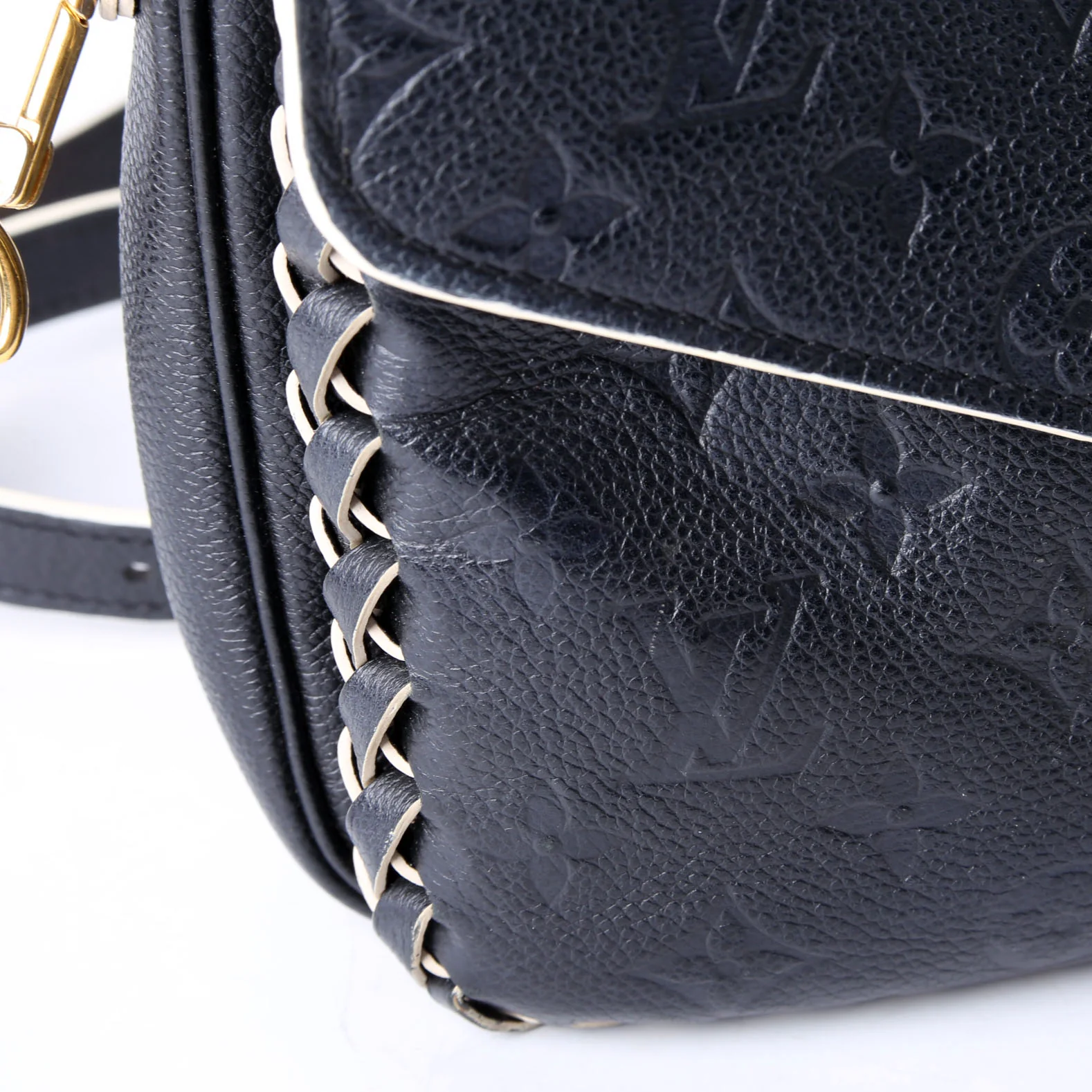 Pochette Metis Empreinte Braided Black