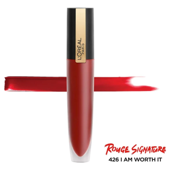 L'Oréal Paris Rouge Signature Matte Liquid Lipstick - 115 I Am Worth It