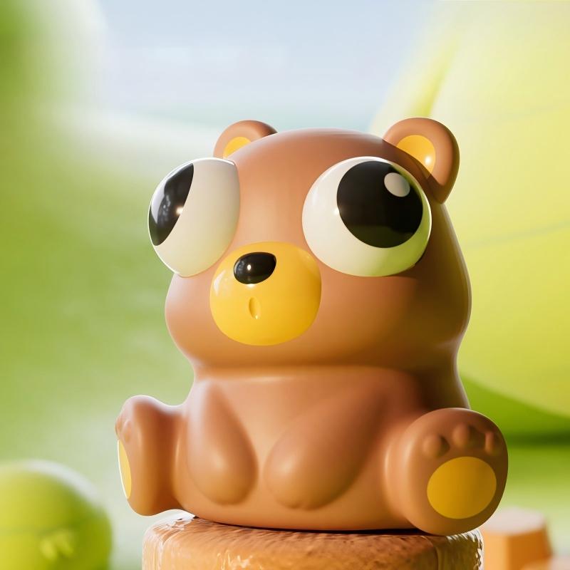 Squeeze Pop-Eye Bear