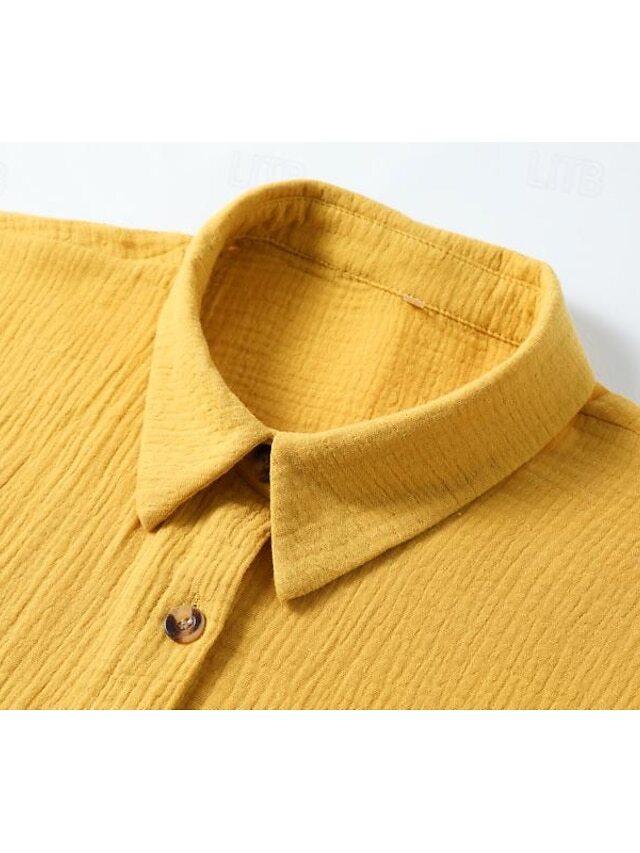 Women's Shirt Dress Mini Dress Button Pocket Vacation