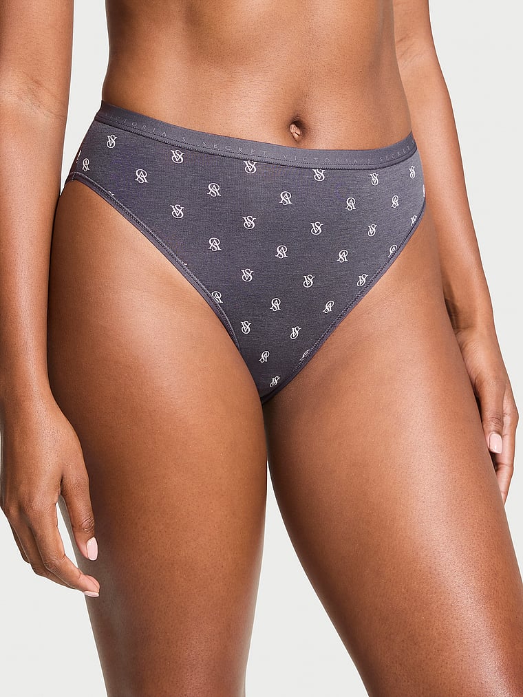 Victoria's Secret Stretch Cotton High-Leg Brief Panty Smooth