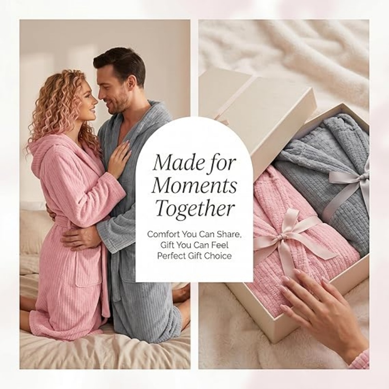 Men's Bathrobes with Hood