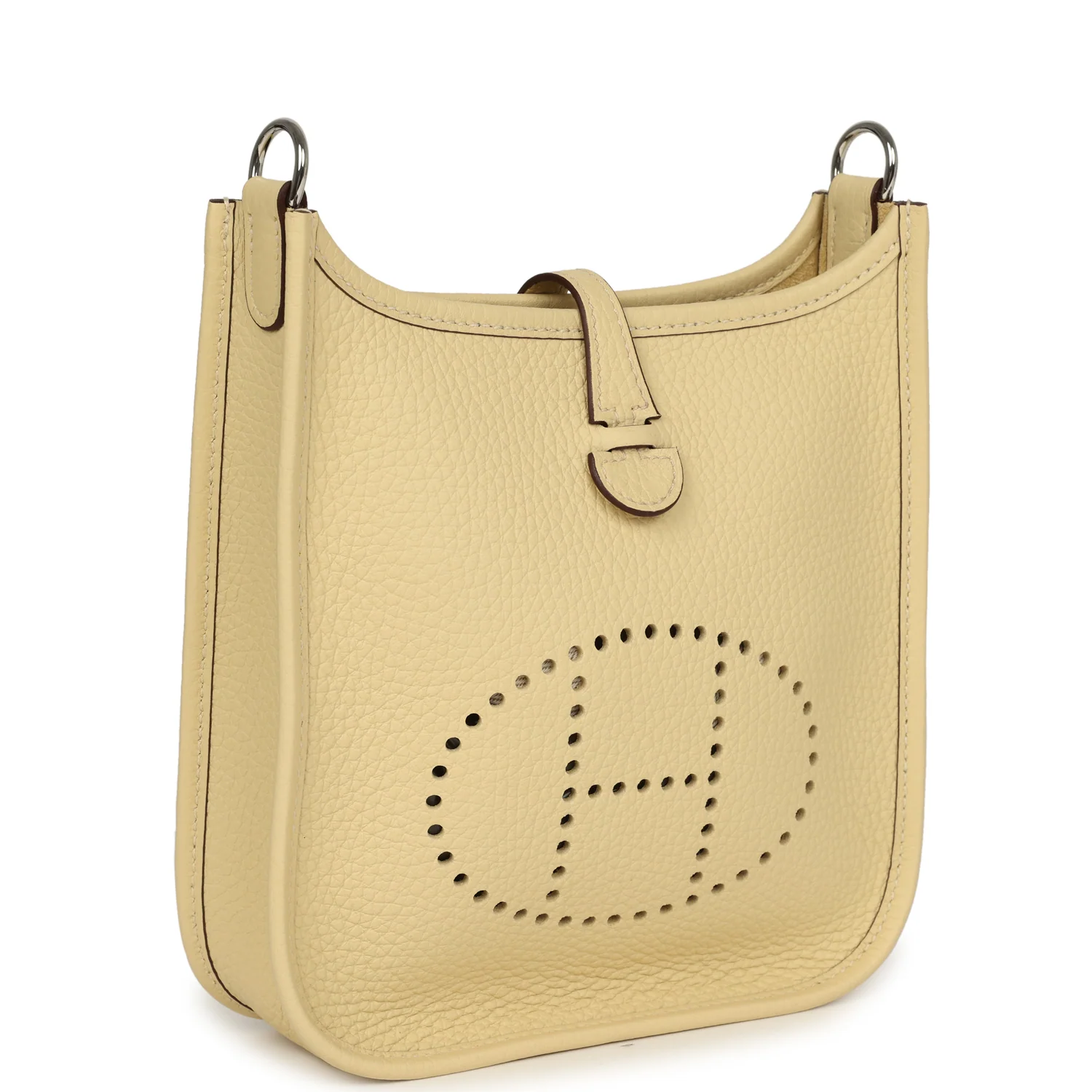 HERMÈS Evelyne TPM Vanille Clemence Palladium Hardware