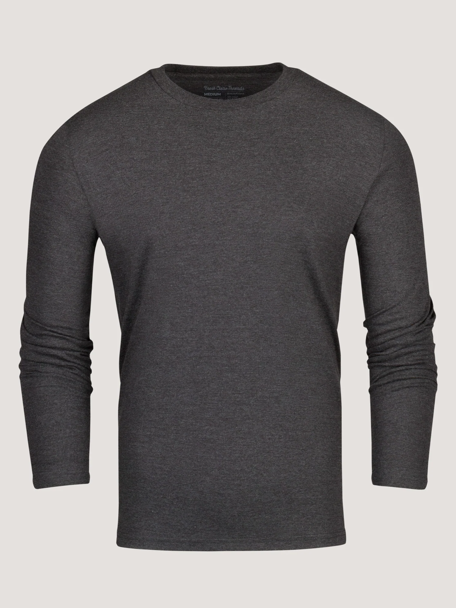 Charcoal Long Sleeve Crew Neck