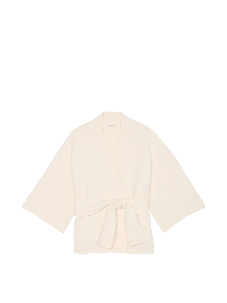 Victoria's Secret Luxe Cr��me Knit Wrap Sweater