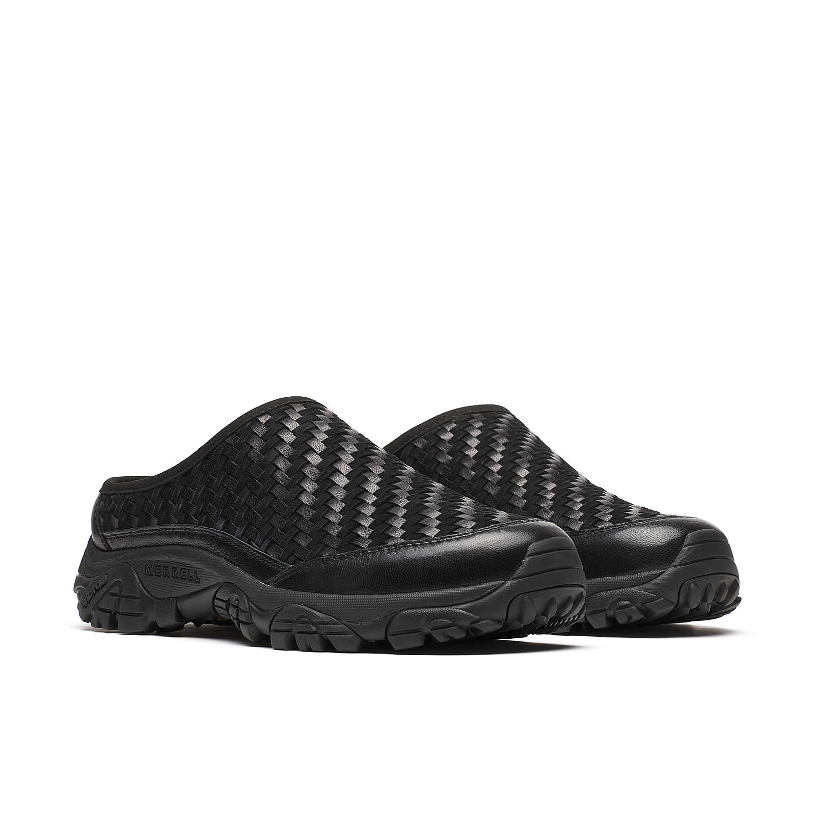 Moab 2 Slide Leather Woven 1TRL