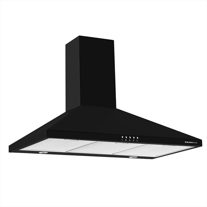 GLEM GAS - Cappa decorativa a parete GHP945BK-NERO