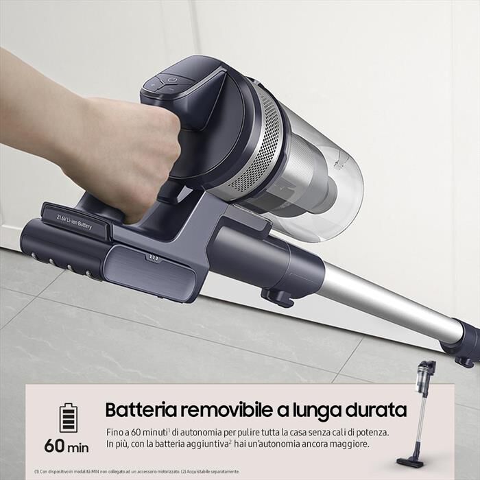 SAMSUNG - Scopa elettrica VS15A60AGR5/WA-TEAL SILVER