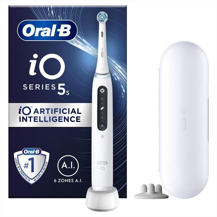ORAL-B - Spazzolino elettrico IO5 S-BIANCO