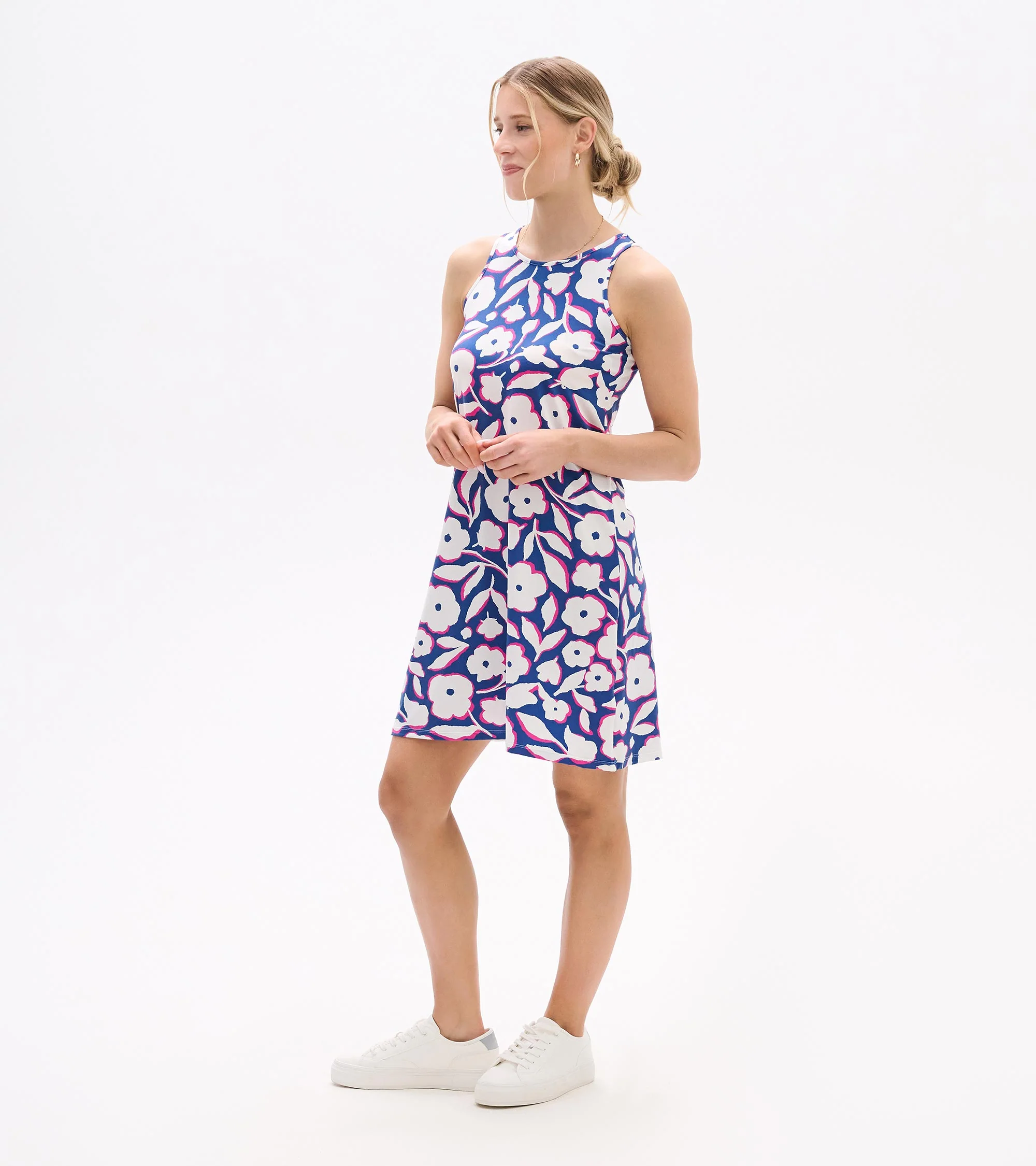 Women's Fresh Flowers Summer Dress