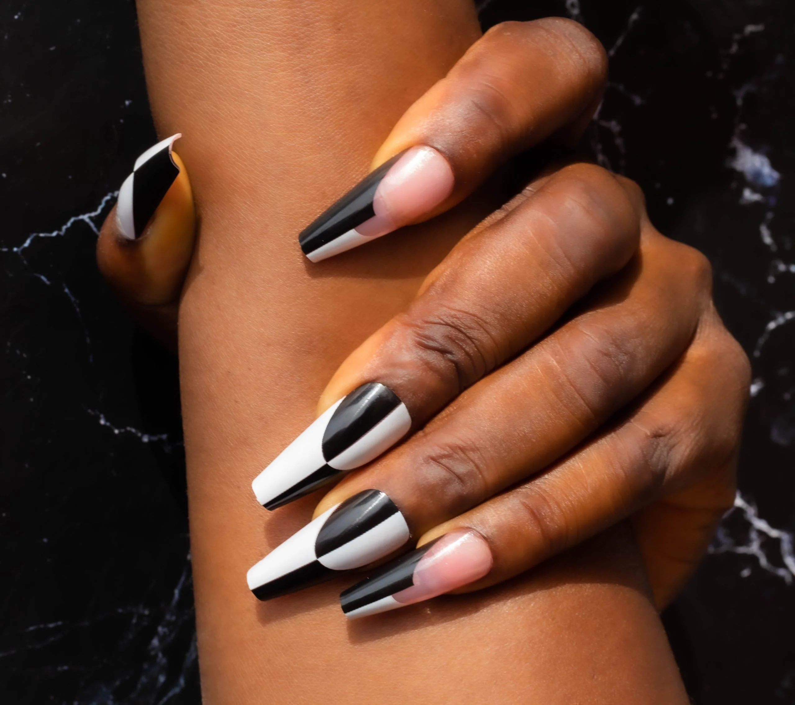 Black and White Checkered