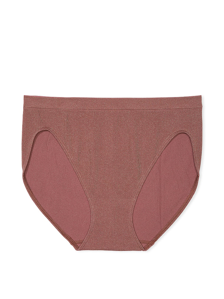 Seamless Seamless High-Leg Brief Panty Lurex