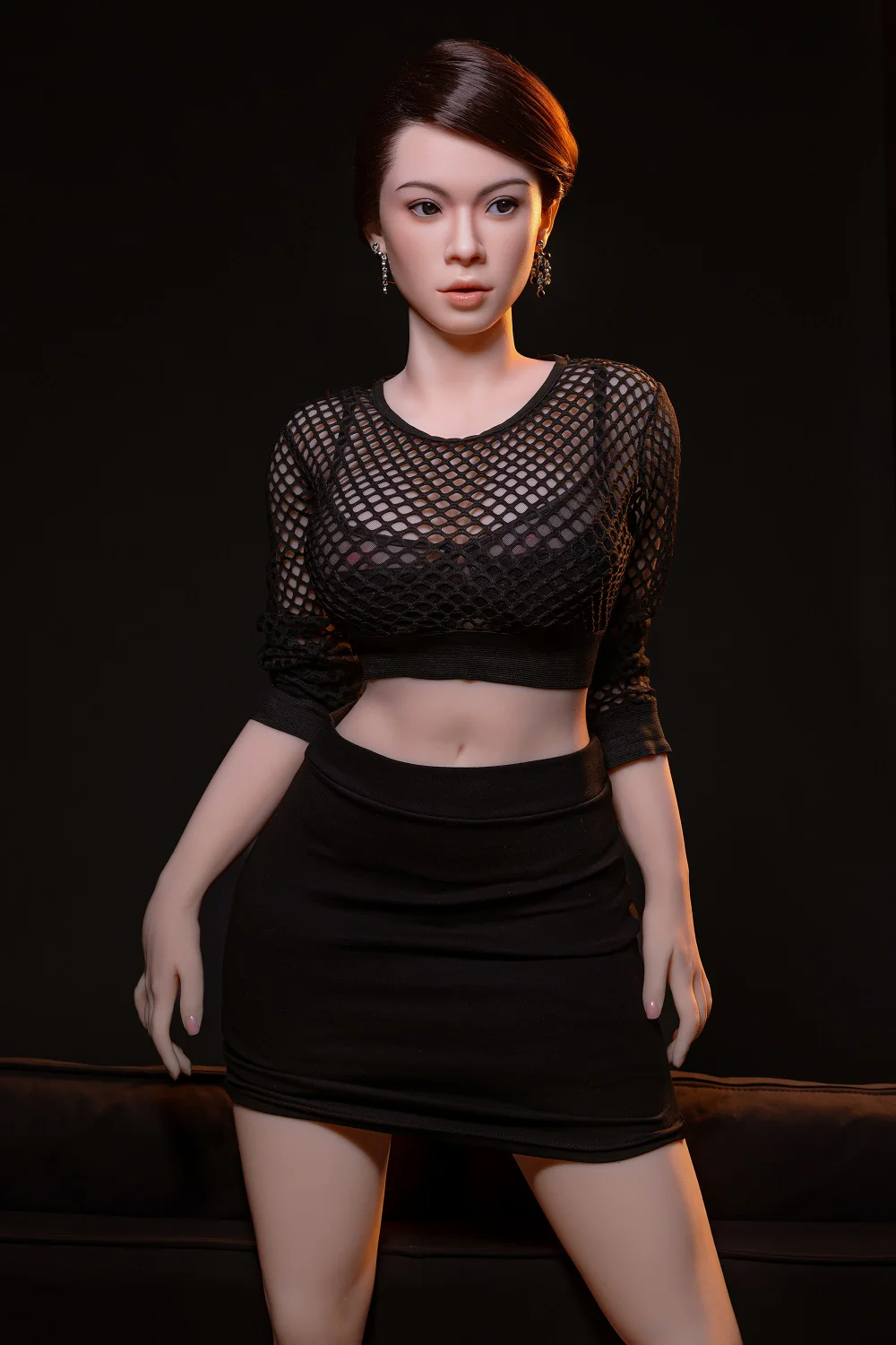 US Stock - RIDMII Aidra 5ft18 / 158cm Unique Design Blowjob ROS Soft Silicone Head + TPE Body Asian Female Celebrity Sex Doll