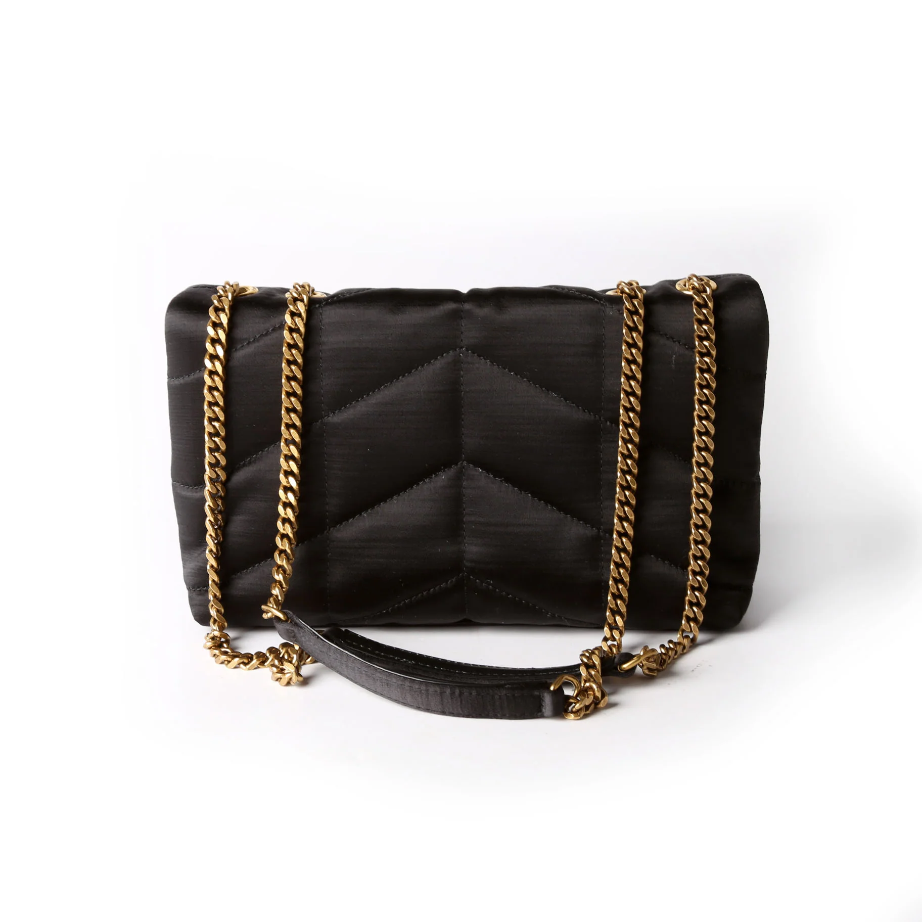 LouLou Toy Puffer Satin 747758 Black