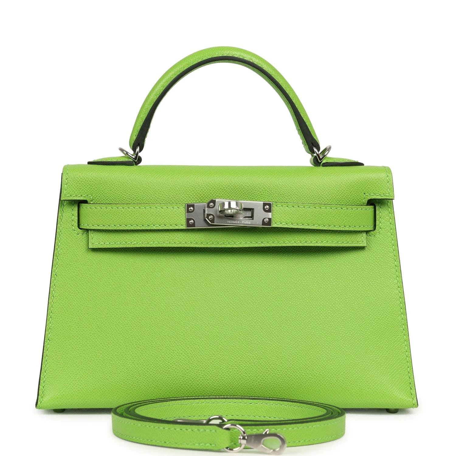 HERMÈS Kelly Sellier 20 Granny Madame Palladium Hardware