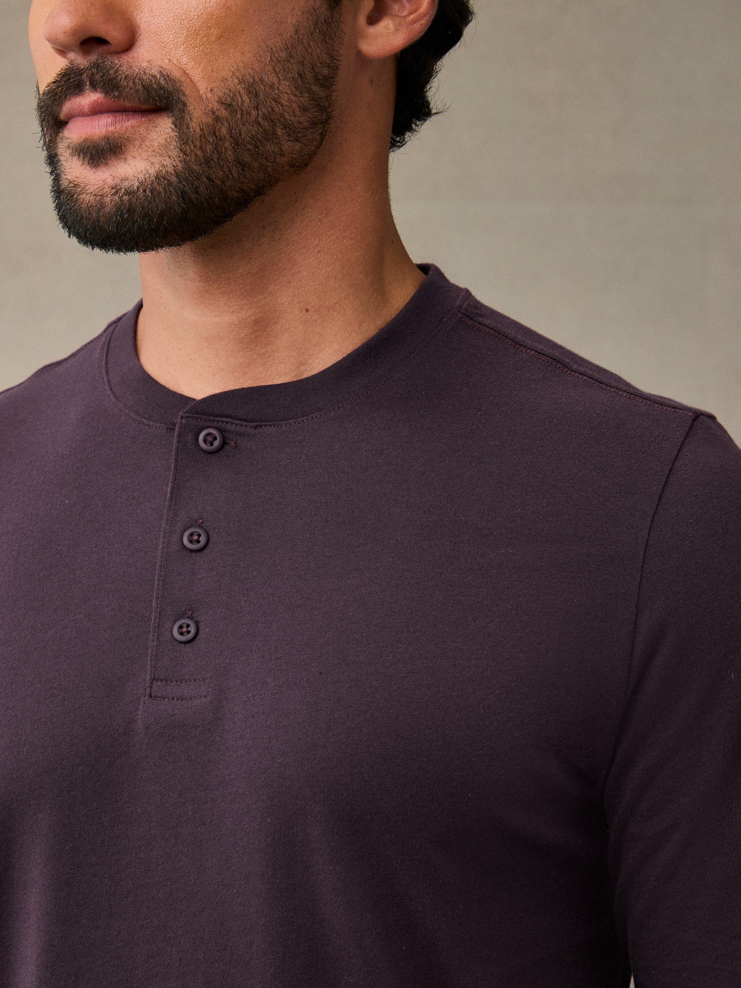 Mulberry Long Sleeve Henley