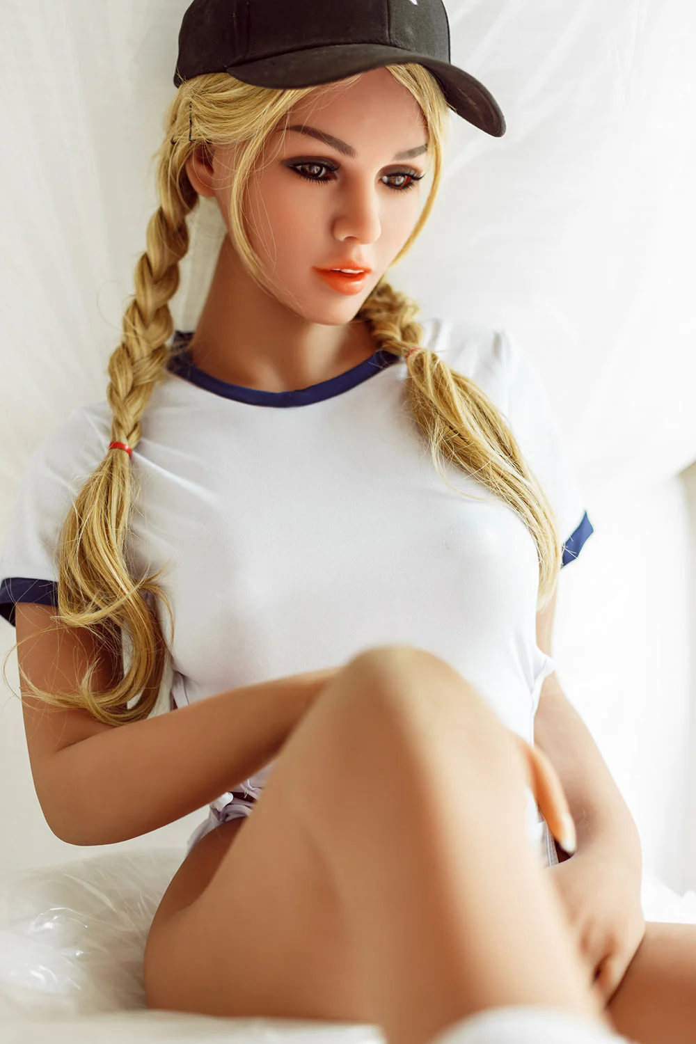 Amity 5ft45 / 166cm #108 Head Blonde Small Boobs Skinny Full Size Real Love Sex Doll