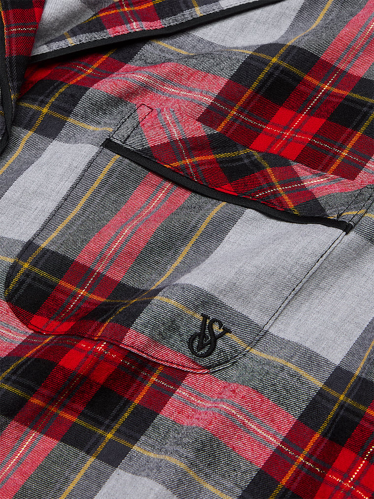 Victoria's Secret Flannel Long Pajama Set
