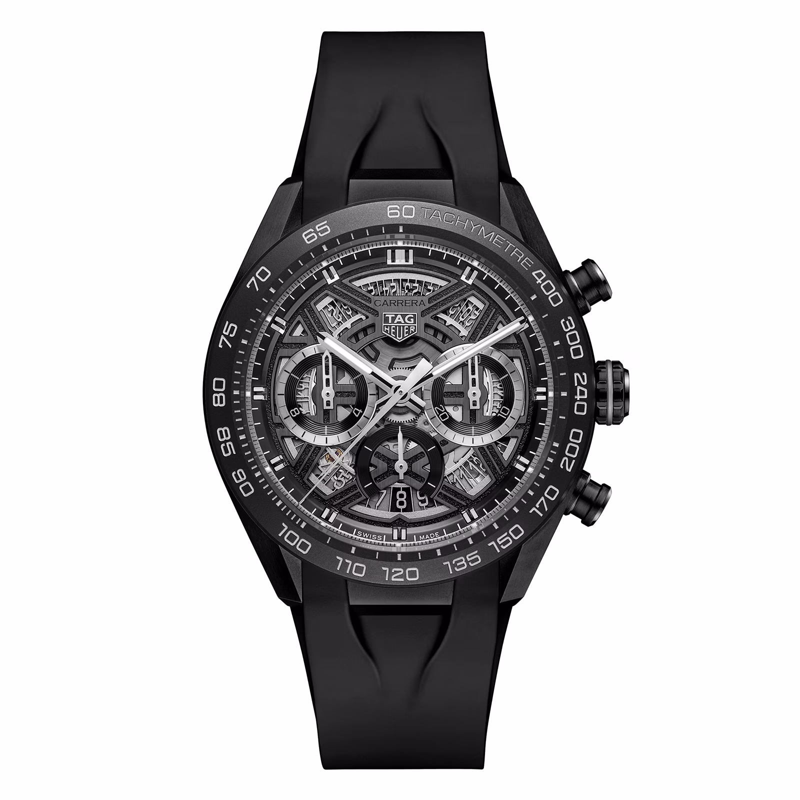 【7A Quality】TAG Heuer Carrera Chronograph Extreme Sport 44mm Mens Watch Black CBU2080.FT6272
