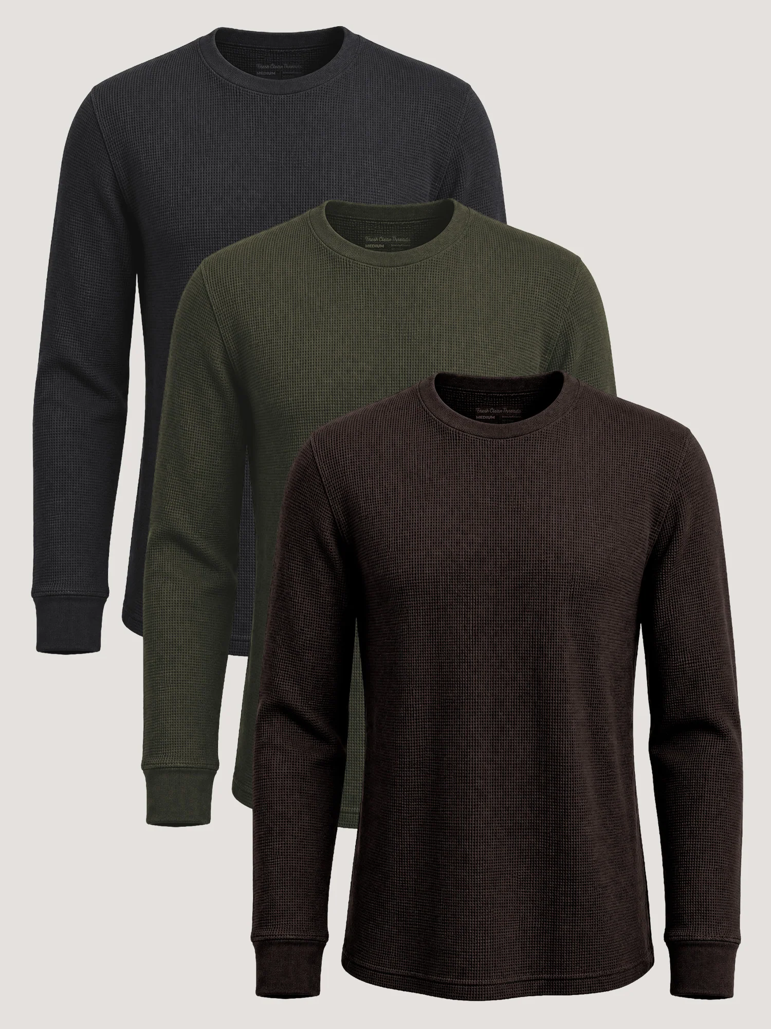 Fireside Waffle Thermal 3-Pack
