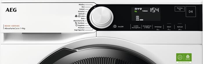 AEG - Asciugatrice TR8HDBG9B 9 Kg Classe B-Bianco