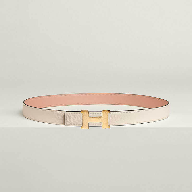Mini Constance Martelee belt buckle & Reversible leather strap 24 mm