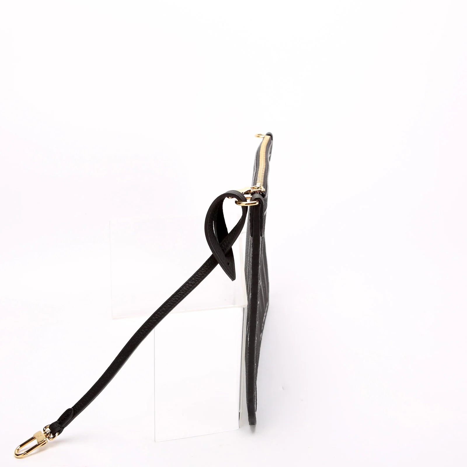 LOUIS VUITTON Neverfull Inside Out MM Pochette Black
