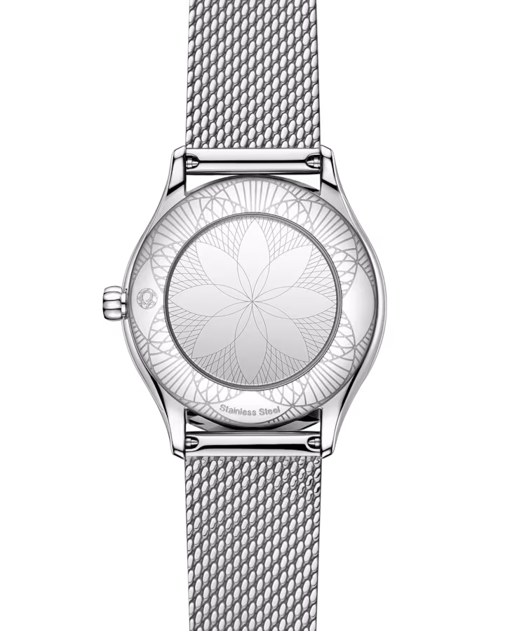 Omega De Ville Mini Trésor 26mm White Dial with Diamonds Stainless Steel Bracelet 428.15.26.60.04.003