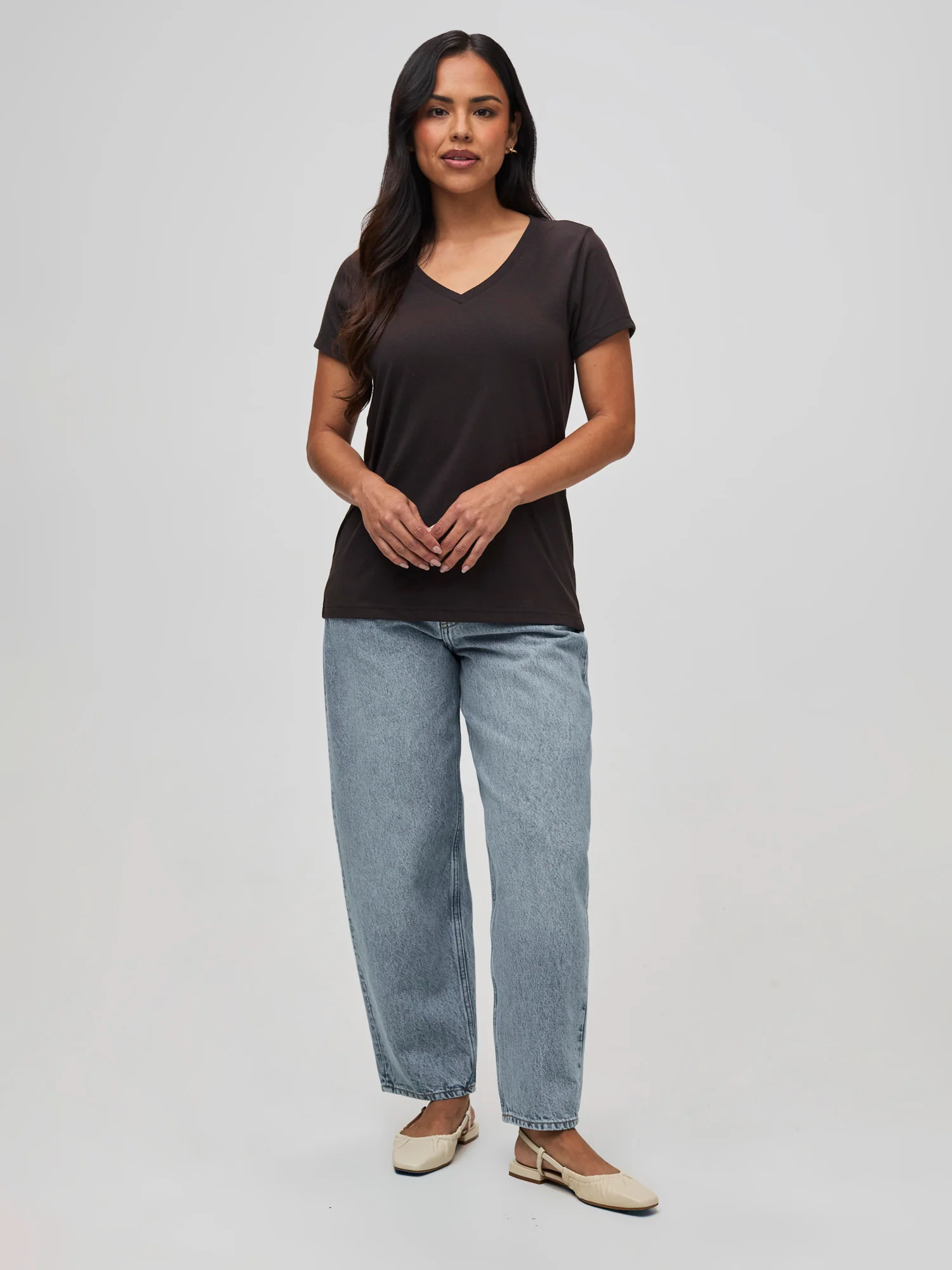 Espresso Everyday V-Neck Tee