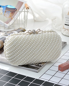 Pearl lady cheongsam sweet butterfly handbag