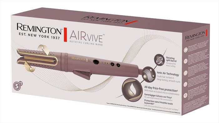 REMINGTON - Ferro Arricciacapelli Rotante AIRVive CI8930-rosa malva