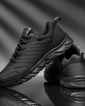 Student Casual Sports shoes black running shoes for men