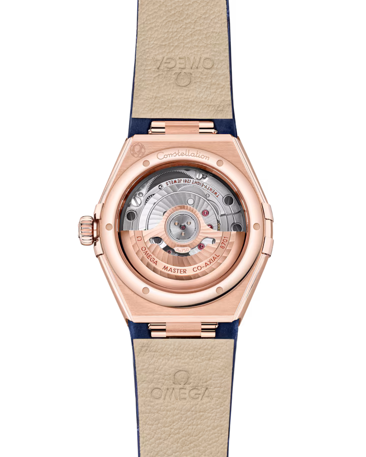 Omega Constellation Ladies' Selection 29mm Sedna™ gold on leather strap 131.53.29.20.99.001