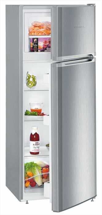 LIEBHERR - Frigorifero 2 porte CTELE 2531-26 Classe E 233 lt-SteelLook / Silver