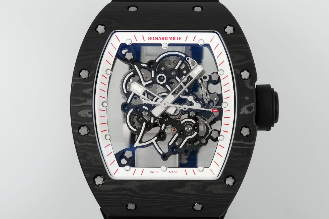 【7A Quality】Richard Miller RM 055 RMUL2 NTPT Carbon Fiber Red Mark