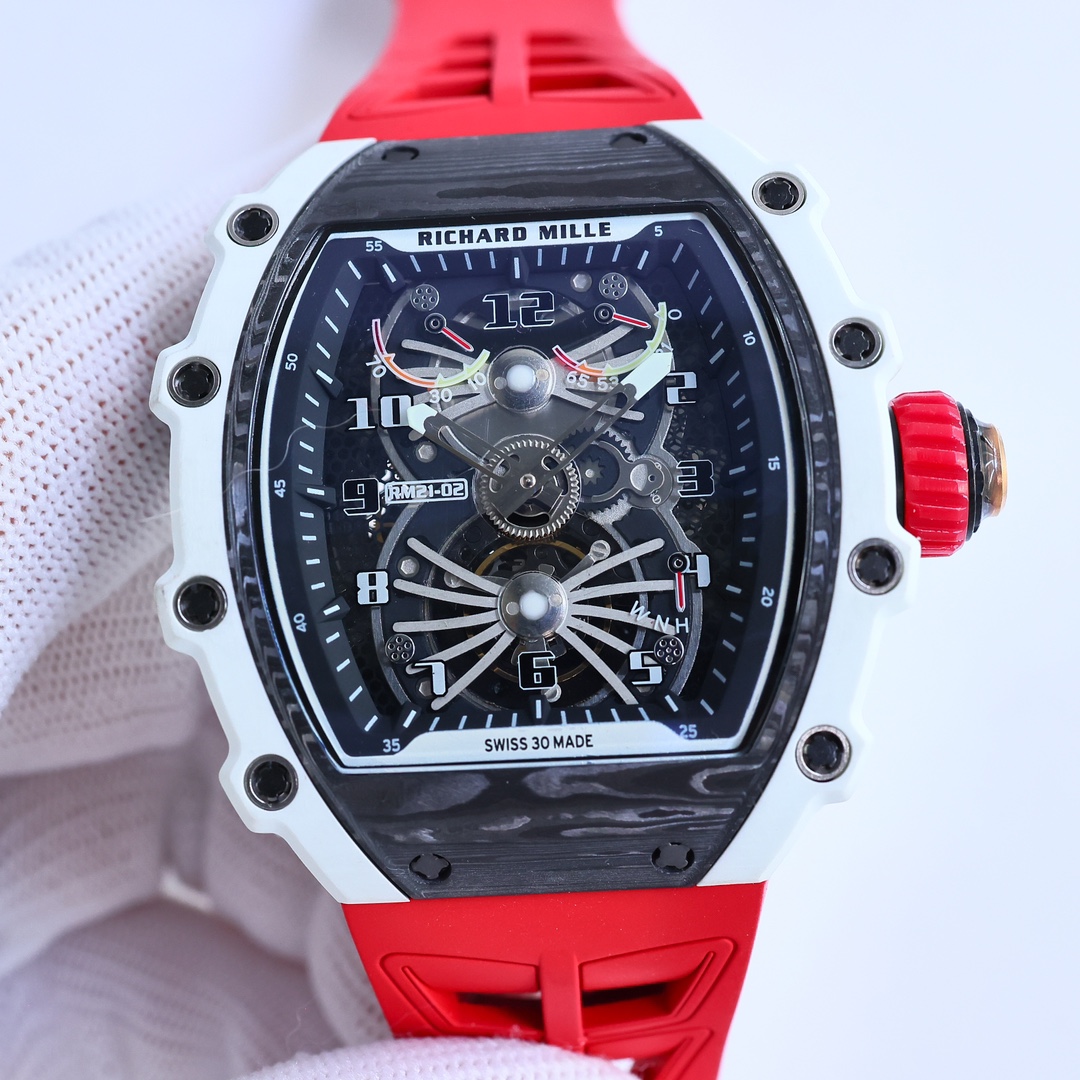 【7A Quality】Swiss Replica Richard Mille RM21-02 Luxury Tourbillon Aerodyne Watch