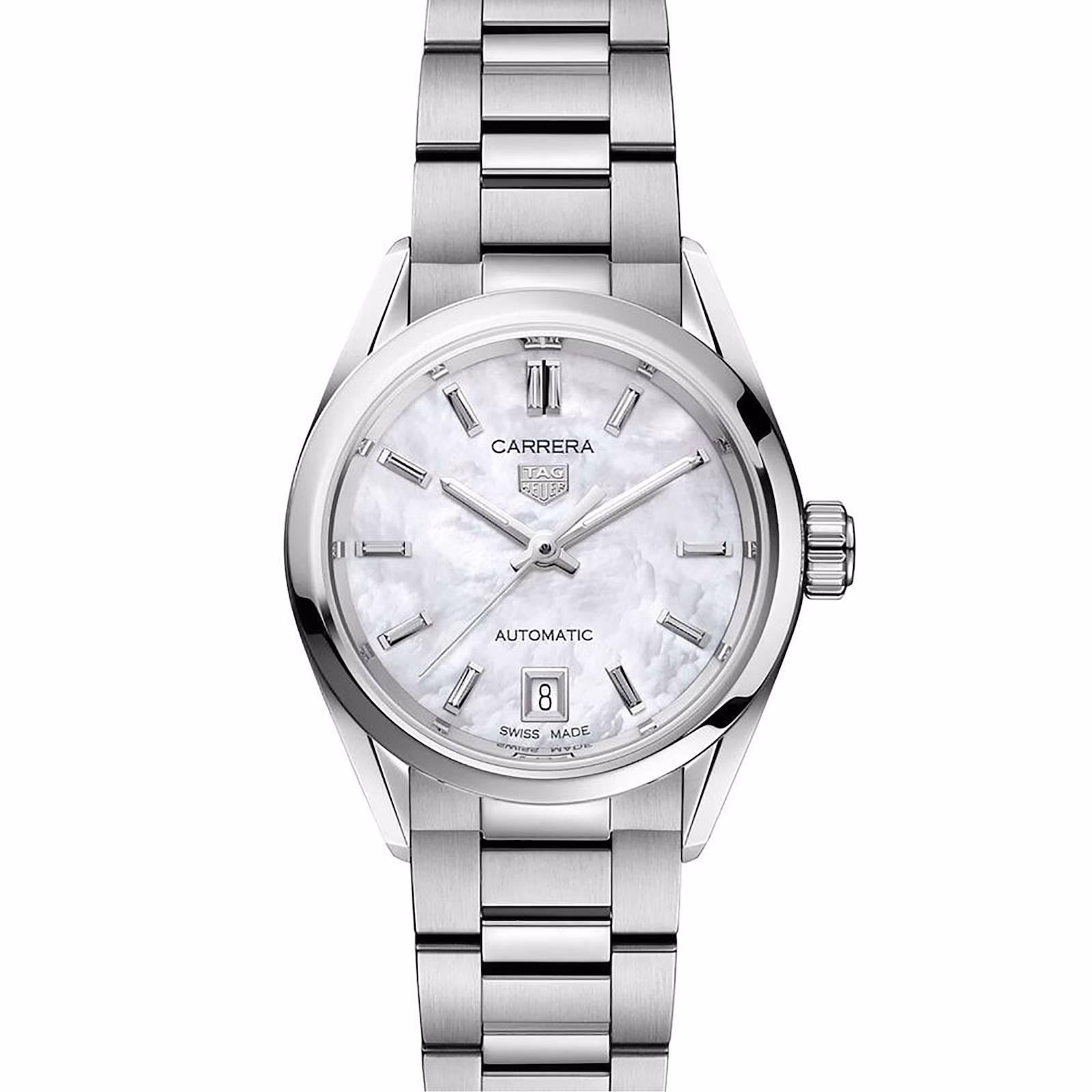 【7A Quality】TAG Heuer Carrera Three-Hand 29mm Automatic Ladies Watch WBN2410.BA0621