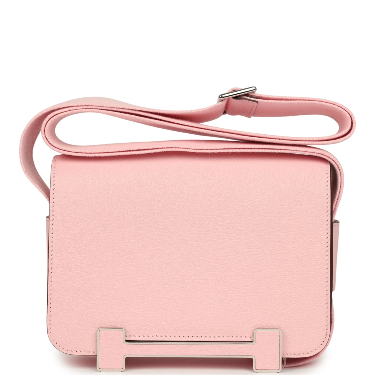 Hermes Geta Rose Sakura Verso Chevre Mysore Palladium Hardware