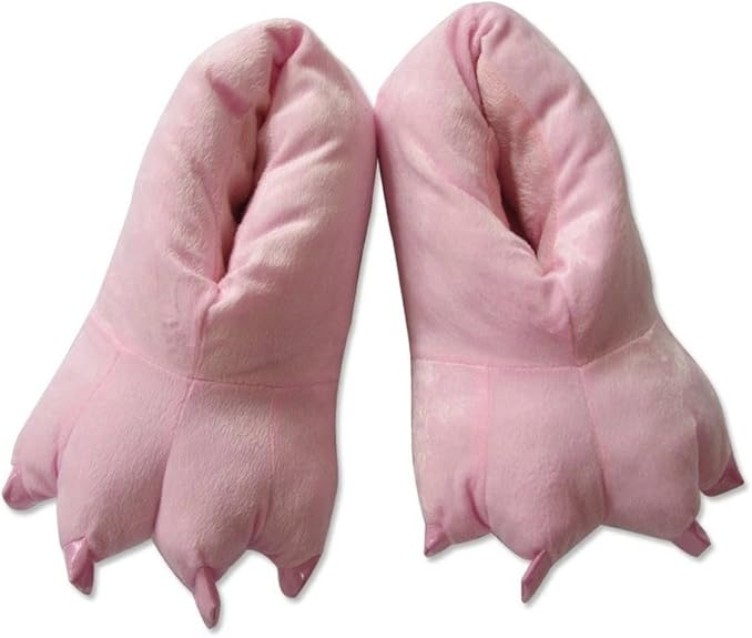 Unisex Soft Paw Claw Home Slippers Animal Costume Shoes