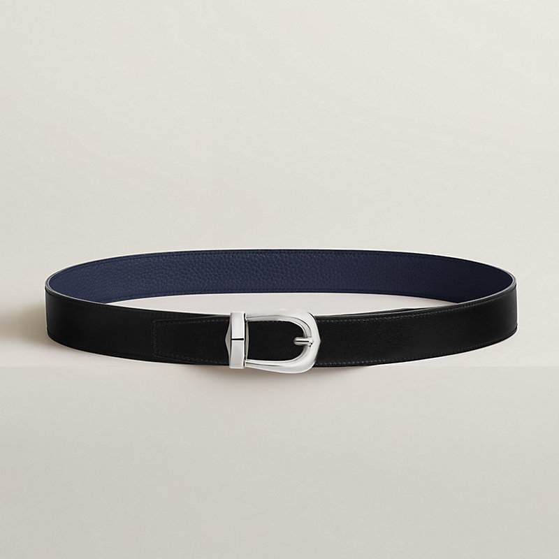 Bride d'Apparat belt buckle & Reversible leather strap 32 mm