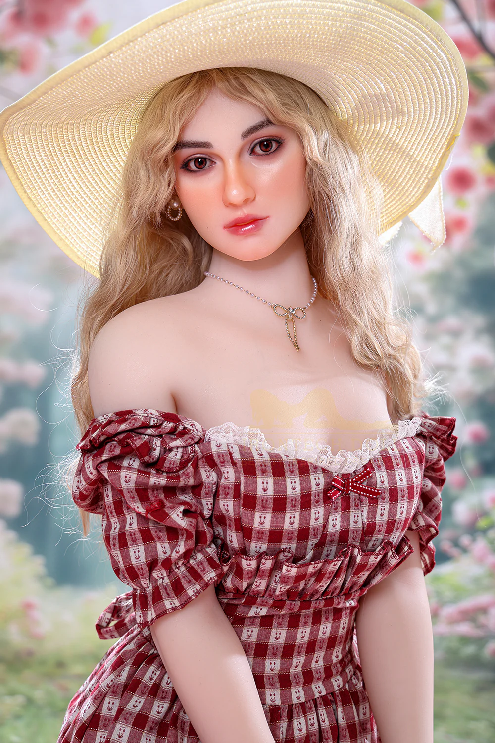 Irontechdoll Tina 5ft31/ 162cm #S45 Silicone Head TPE Body Small Breast Blonde Girl Sex Doll