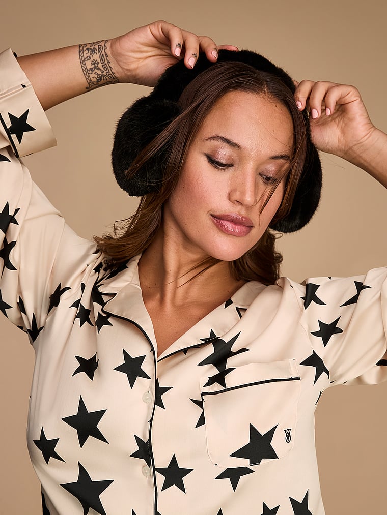 Victoria's Secret Glazed Satin Long Pajama Set
